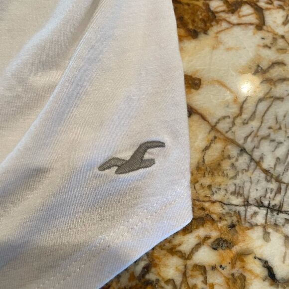 HOLLISTER EASY T- SHIRT WHITE (large) - Picture 5 of 7